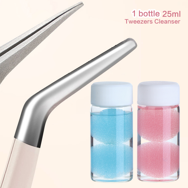Eyelash Extension Cleaning - Eyelashes Tweezers Cleaner Lash Glue Extension