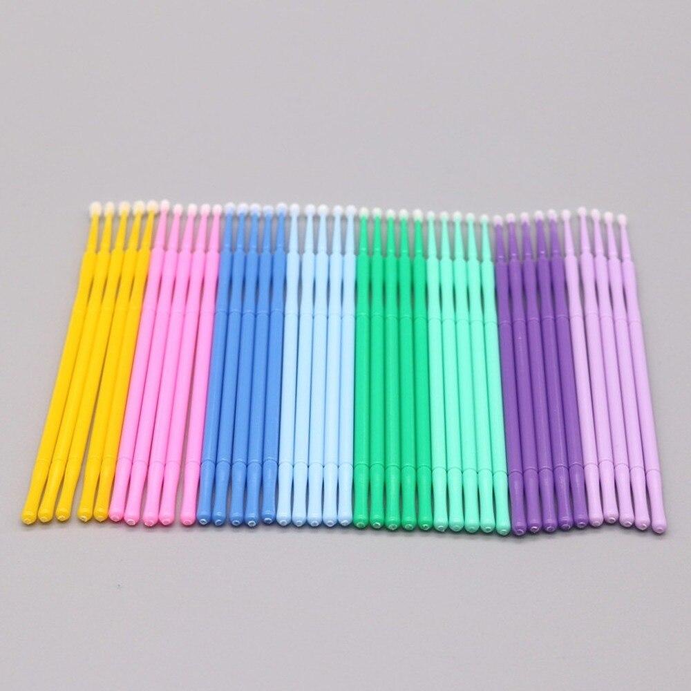 Eyelash Extension For Beginners - 100pcs/lot Micro Brushes Make Up Eyelash
