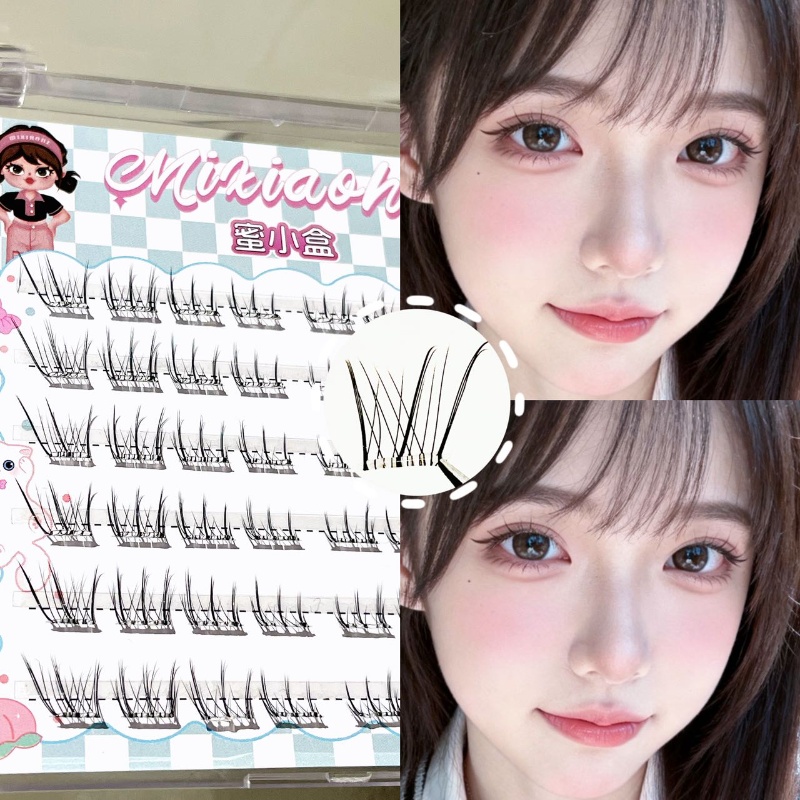 Lash Adhesive Glue - Mixiaohe Glue Free Straight Lashes Natural