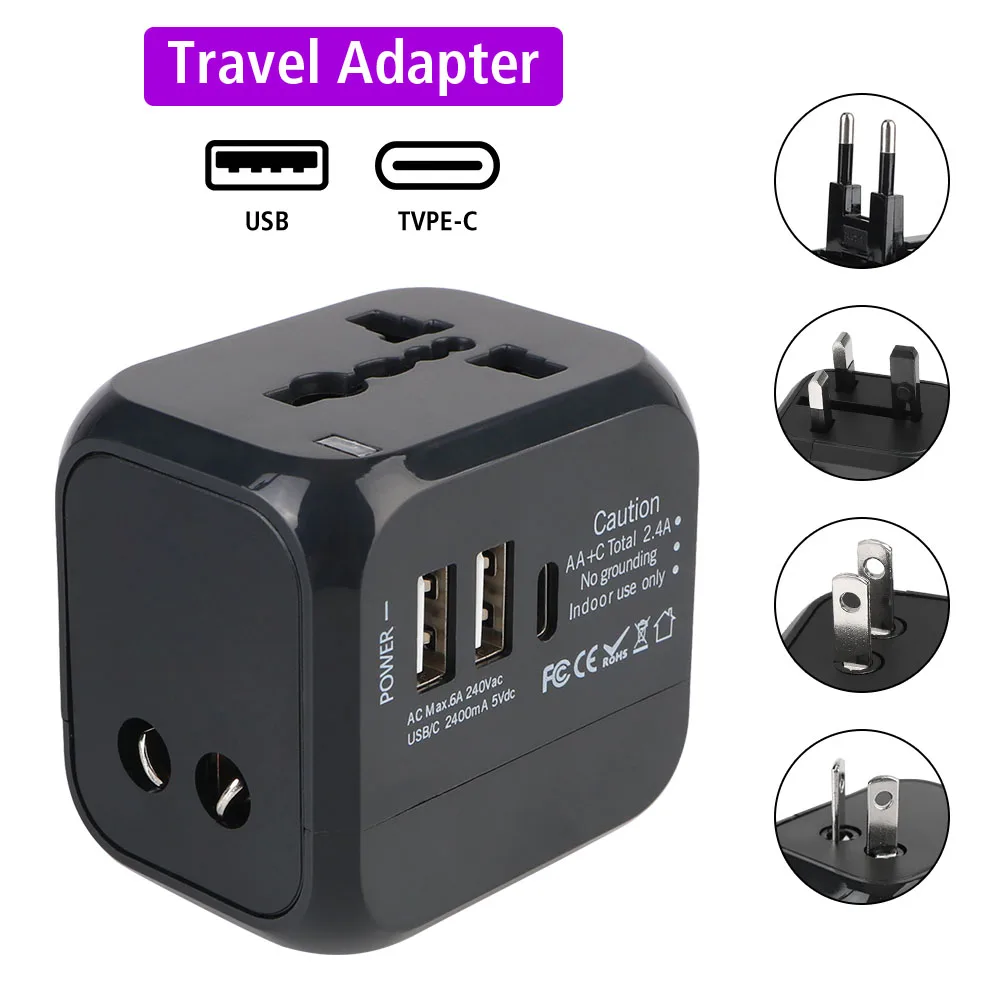 Eyelash Extension Uk - All-in-One Wall Travel Charger Adapter -