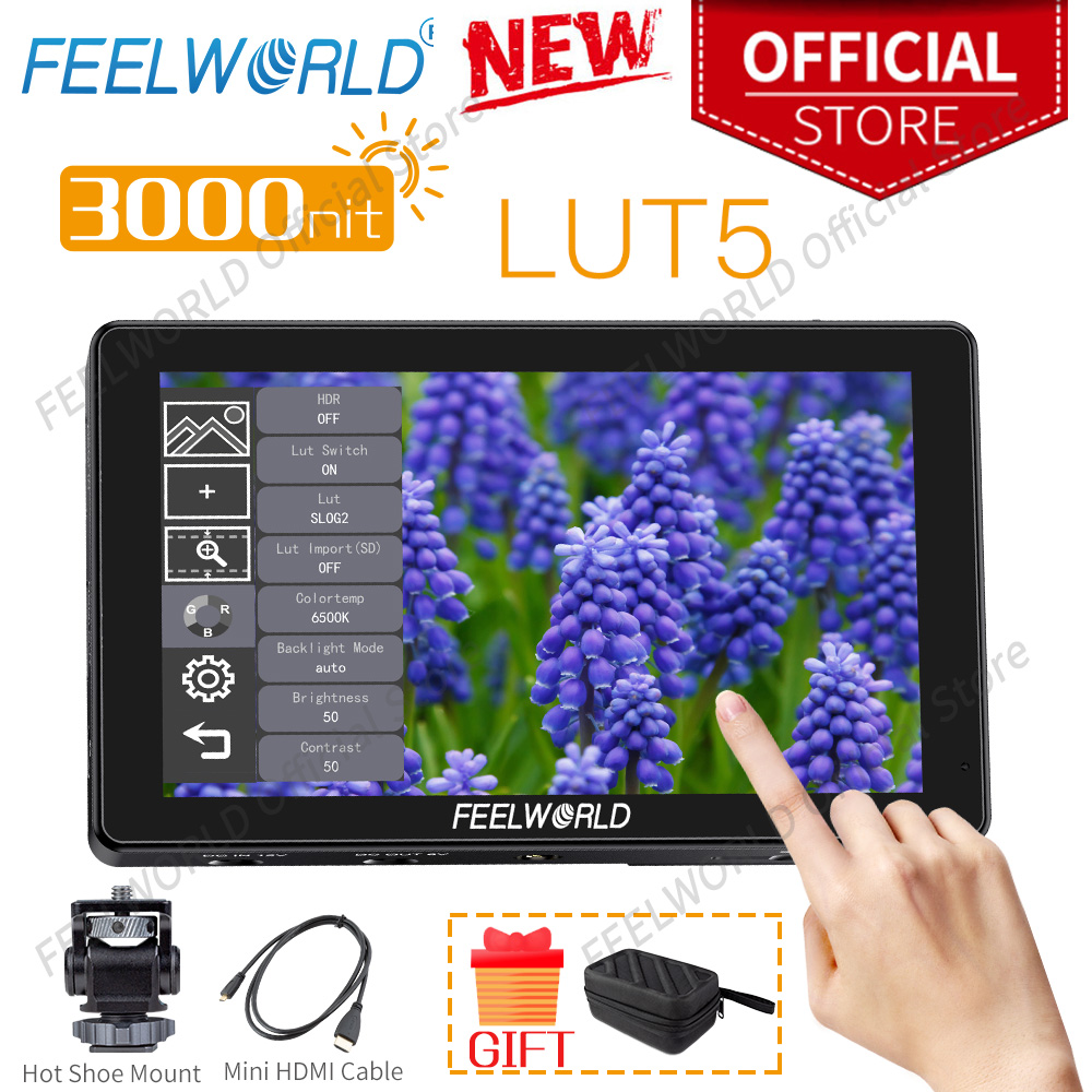 Eyelash Extension Uk - FEELWORLD 5.5 Inch Ultra High Bright