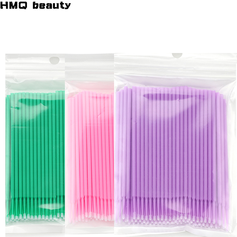 Eyelash Extension Cleaning - Free shipping Microbrush for eye Disposable