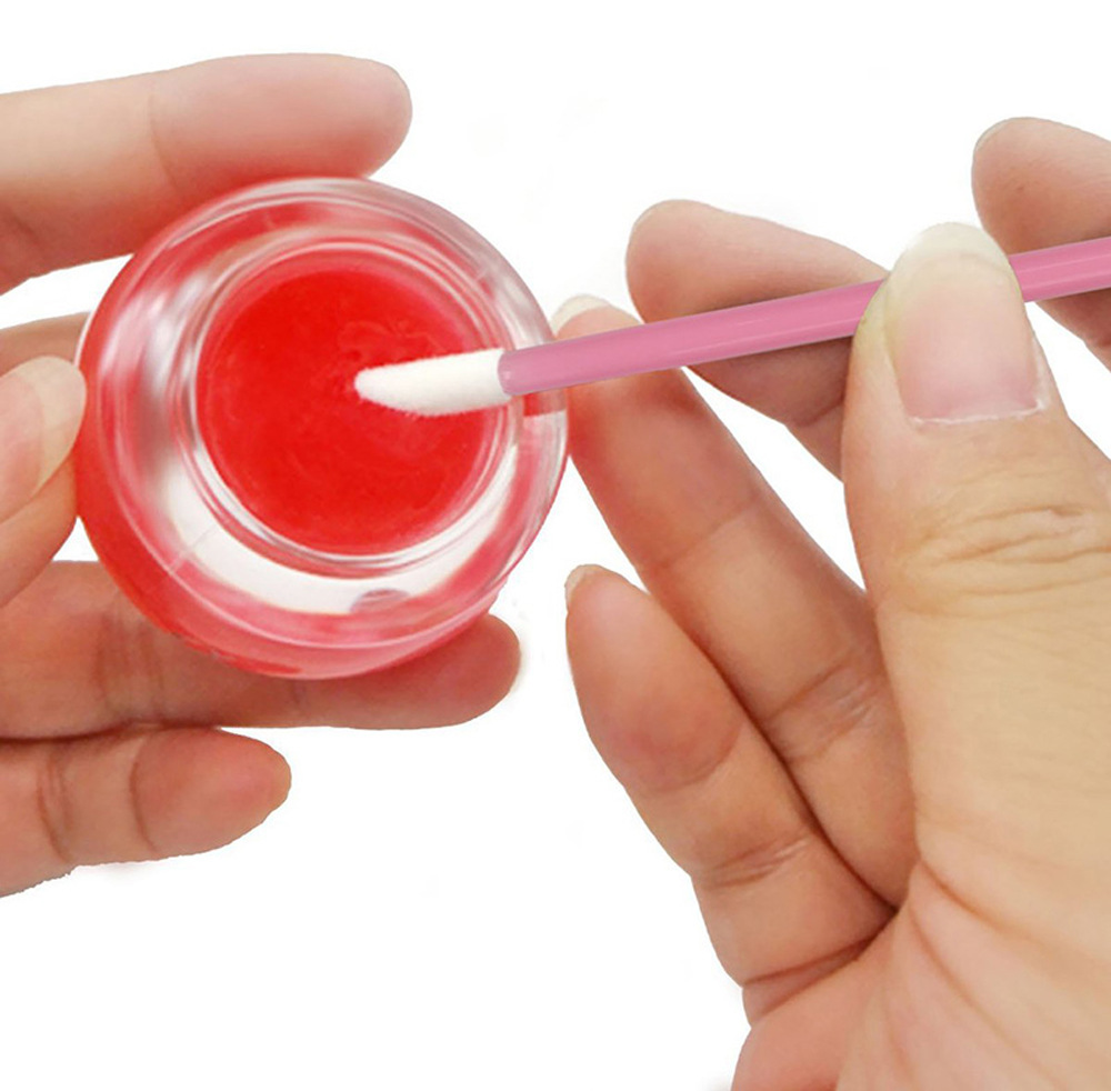 Disposable Lip Brush 100Pcs Ey - Eyelash Extension For Beginners 评论和价格