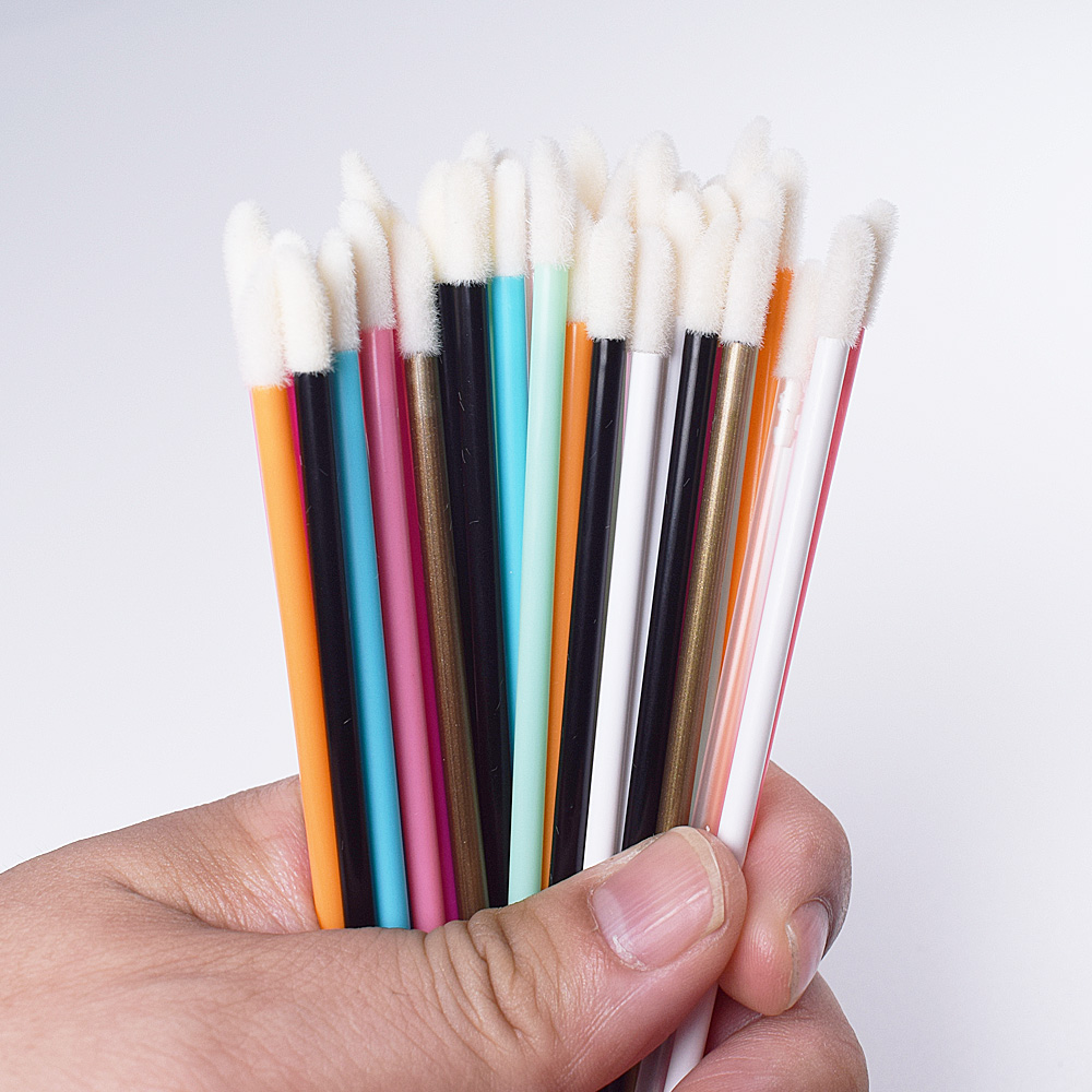 50Pcs Disposable Lip Brush Eye - Eyelash Extension For Beginners 评论和价格