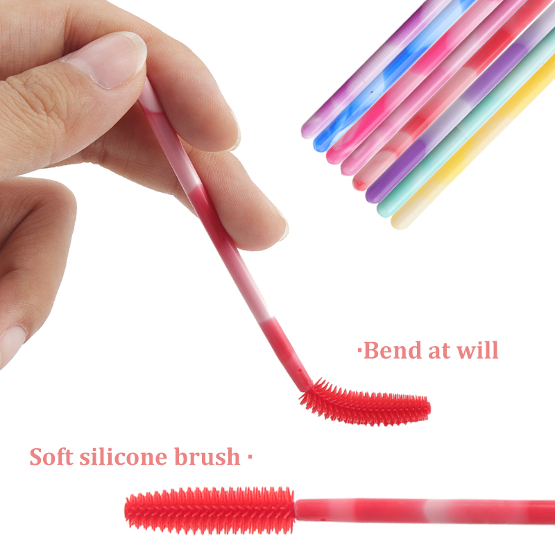 50/100Pcs Disposable Silicone  - Eyelash Extension For Beginners 评论和价格