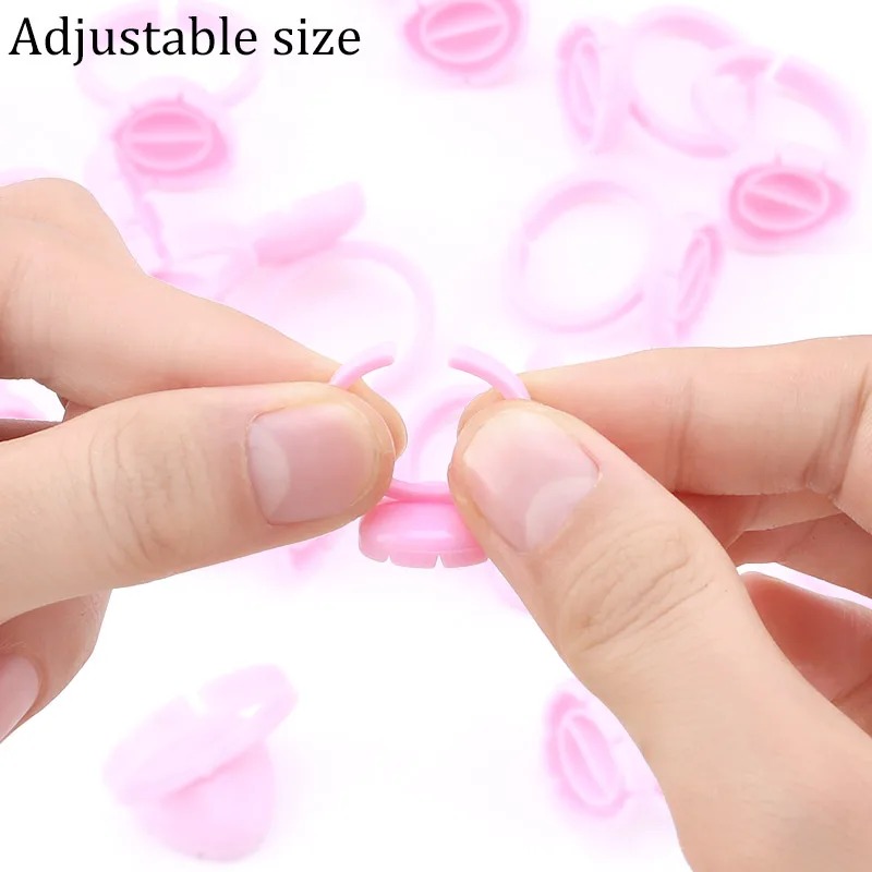 100 Pcs Disposable Eyelash Glu - Eyelash Extension Class 评论和价格
