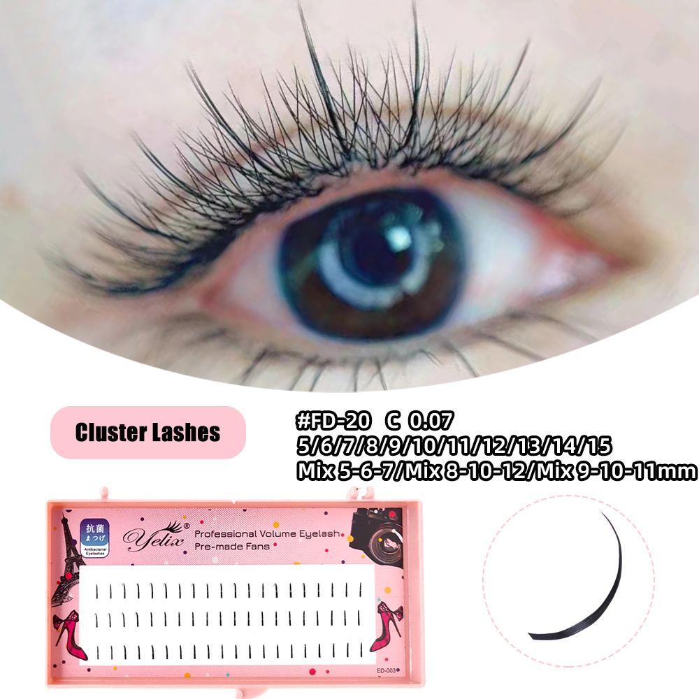 Yelix Natural Soft Individual  - Eyelash Extension Look 评论和价格