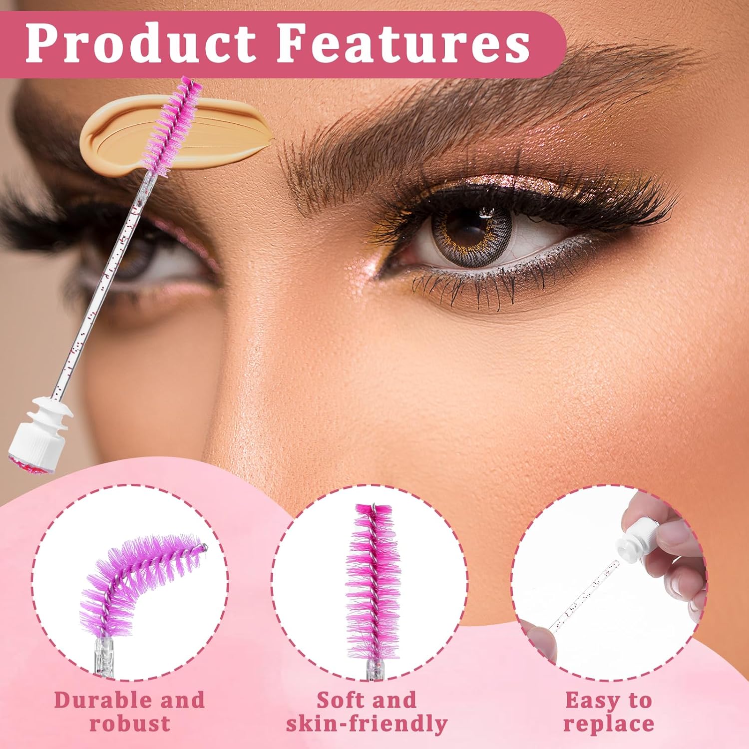 Eyelash Brush Lash Spoolies Tu - Eyelash Extension Cleaning 评论和价格