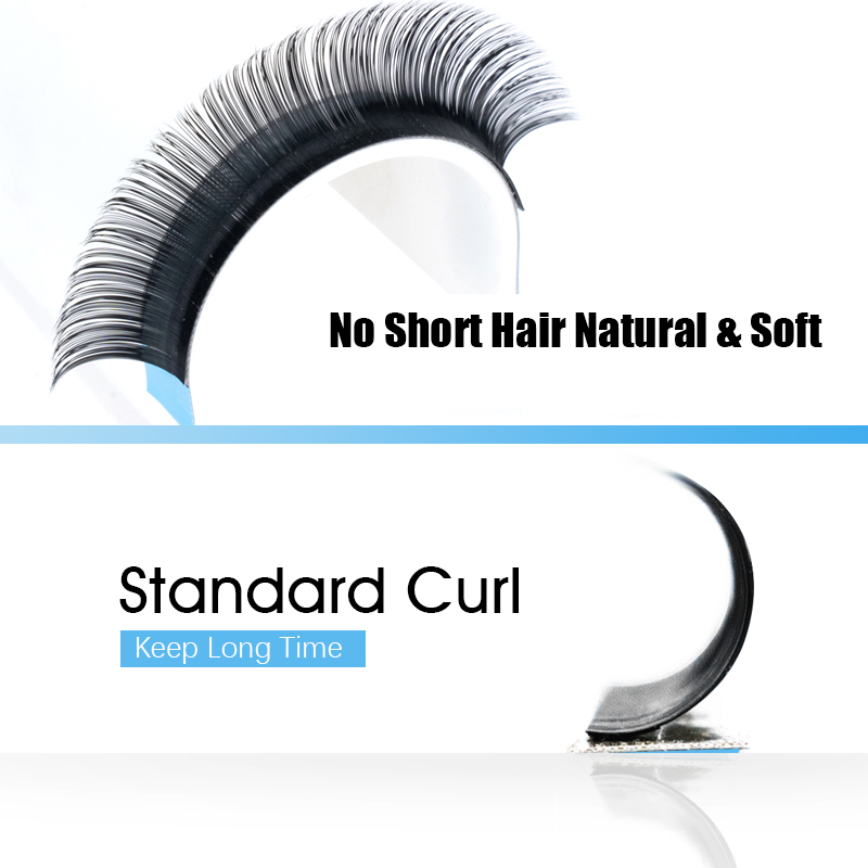 MASSCAKU 0.05/0.07/0.10/0.15mm - Eyelash Extension Natural Classic 评论和价格