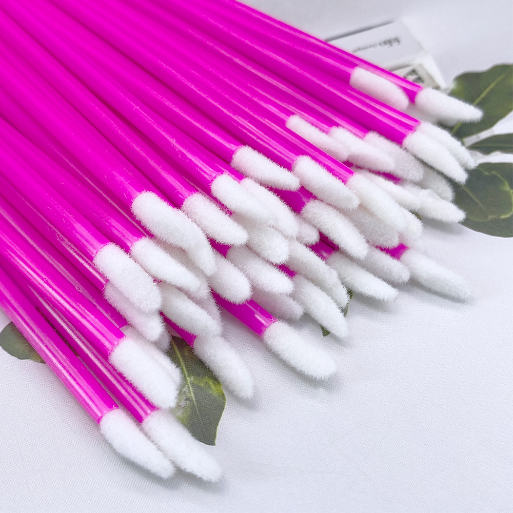 100Pcs Disposable Lip Brush Ey - Eyelash Extension For Beginners 评论和价格