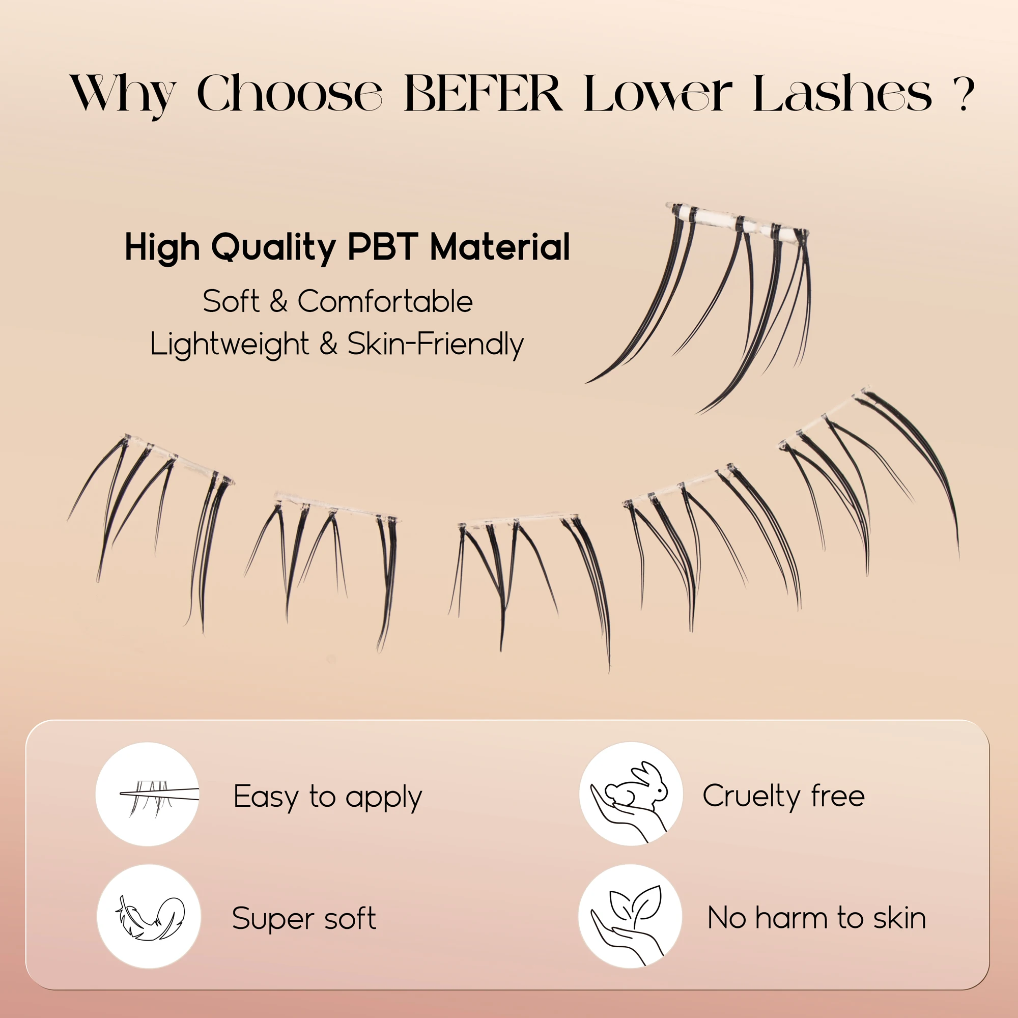 Befer No Glue Needed Lower Las - Lash Adhesive Glue 评论和价格
