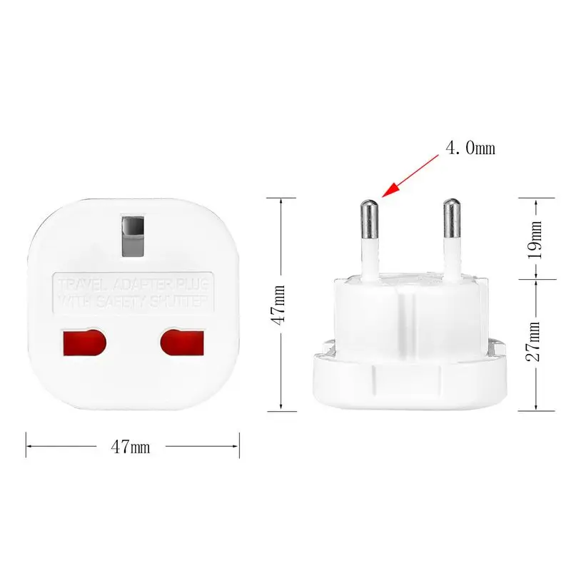 UK To EU Euro Electric Travel  - Eyelash Extension Uk 评论和价格