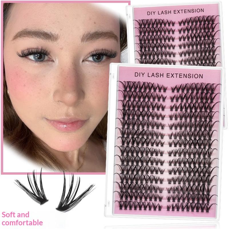 20pcs DIY False Eyelash Extens - Eyelash Extension Look 评论和价格
