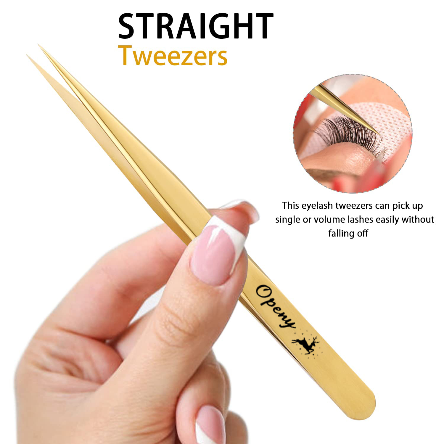 Eyelash Extension Tweezers Pro - Isolation Tweezer Curved 评论和价格
