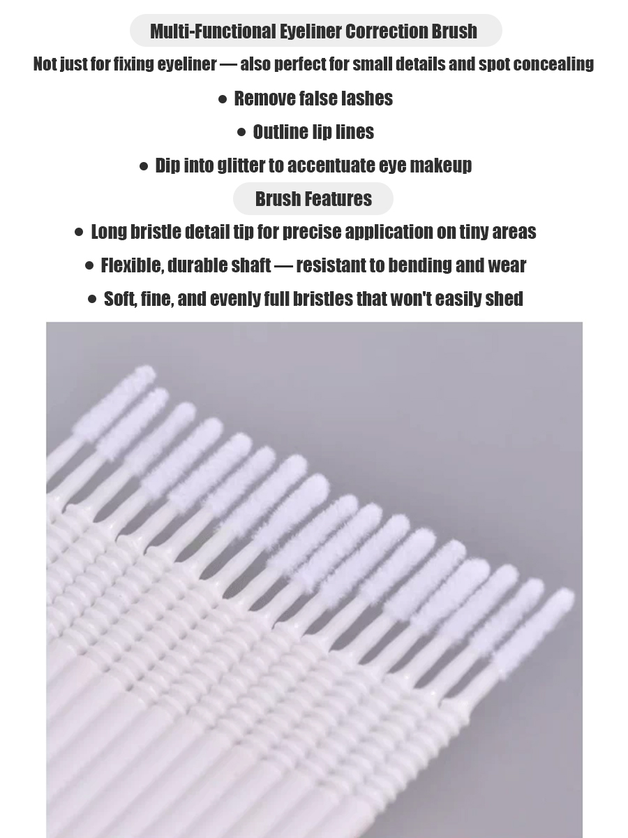 Disposable Long Cotton Swabs E - Eyelash Extension Cleaning 评论和价格