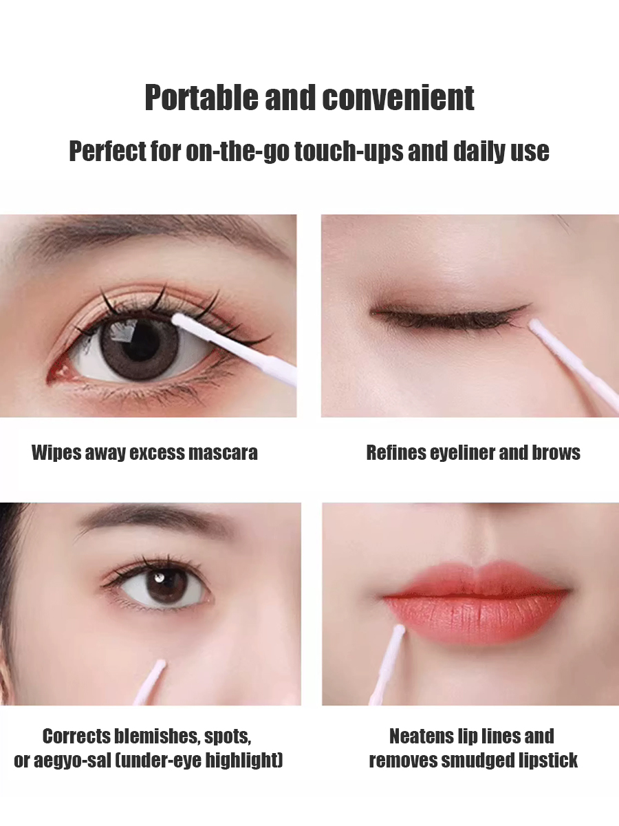 Disposable Long Cotton Swabs E - Eyelash Extension Cleaning 评论和价格