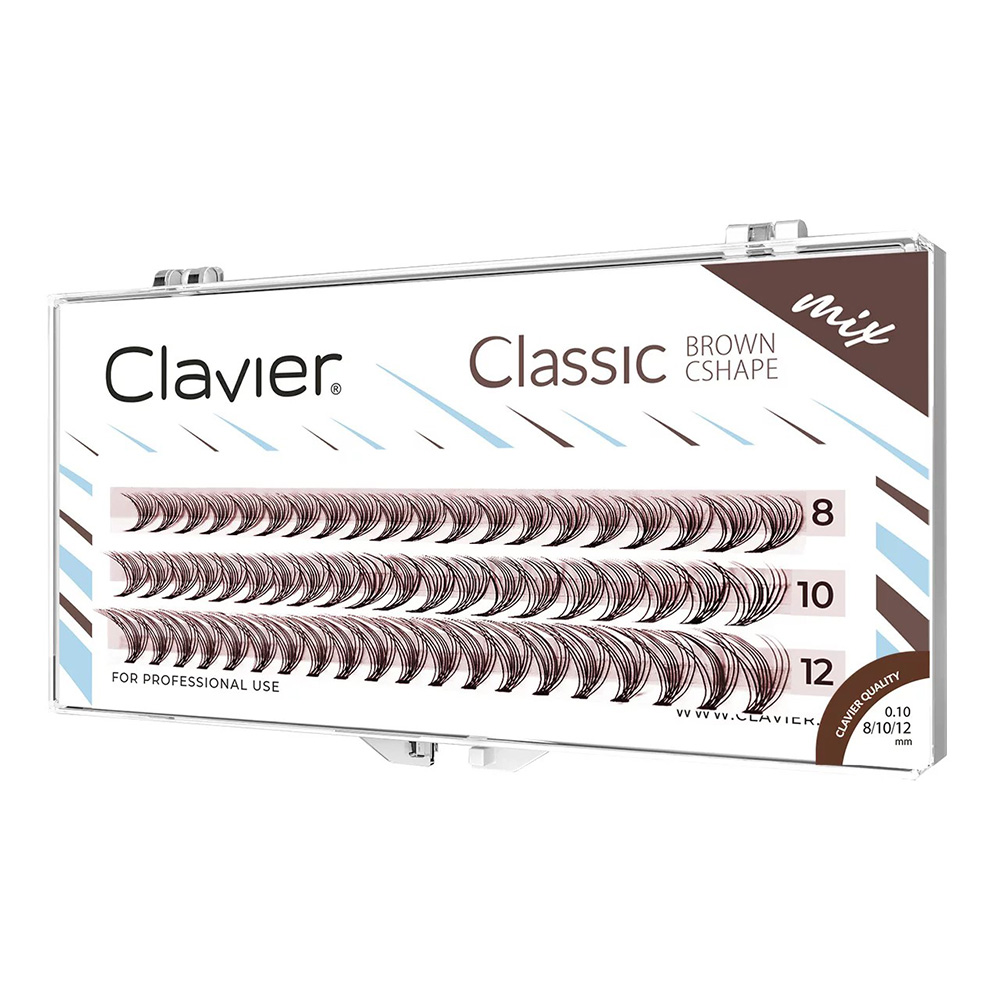 Clavier Classic Brown Eyelashe - Eyelash Extension Natural Classic 评论和价格