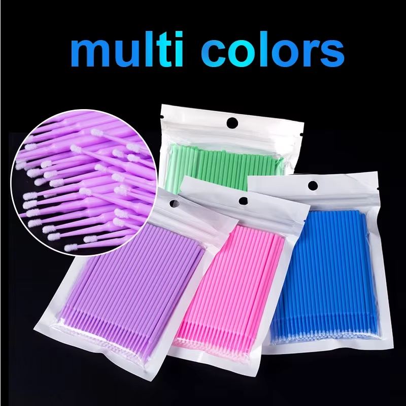 100Pcs Eyelash Cleaning Brush  - Eyelash Extension Cleaning 评论和价格