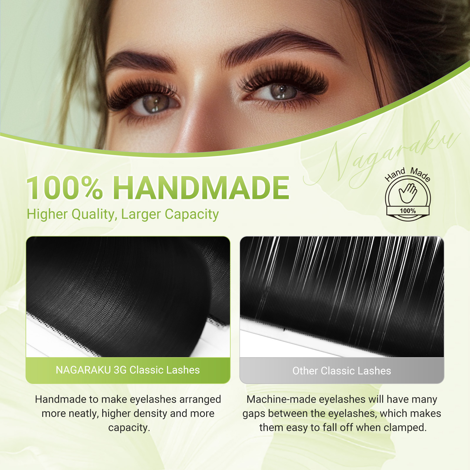 NAGARAKU Luxury Collected Clas - Eyelash Extension Natural Classic 评论和价格