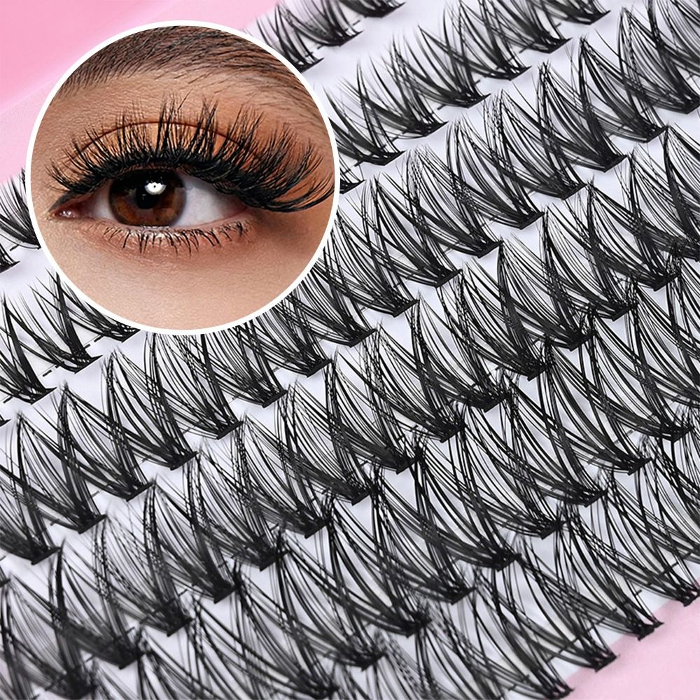 12 Rows Natural Look False Eye - Eyelash Extension Look 评论和价格