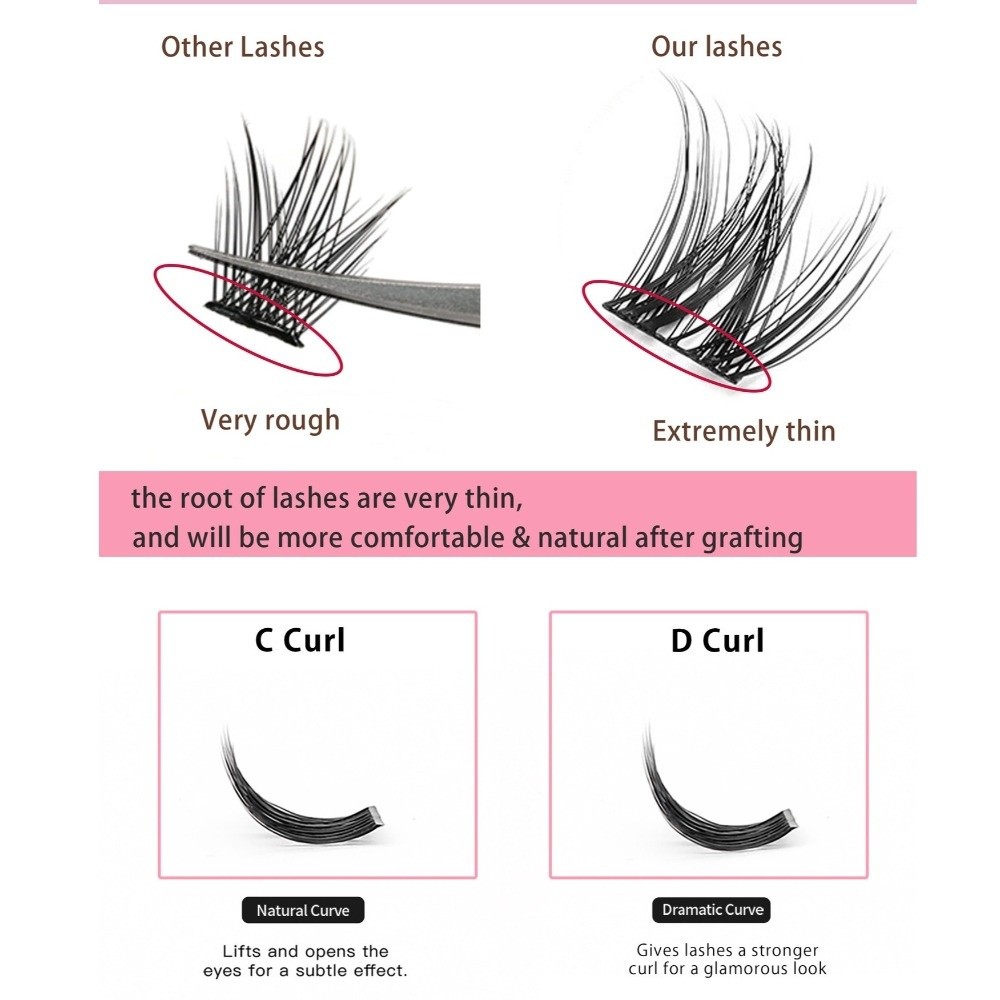 Natural Look DIY Lashes Extens - Eyelash Extension Look 评论和价格