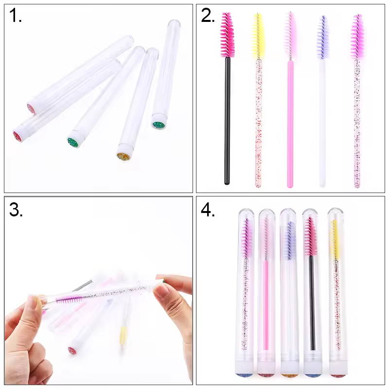 Eyelash Brush Tube With Eyebro - Eyelash Extension For Beginners 评论和价格