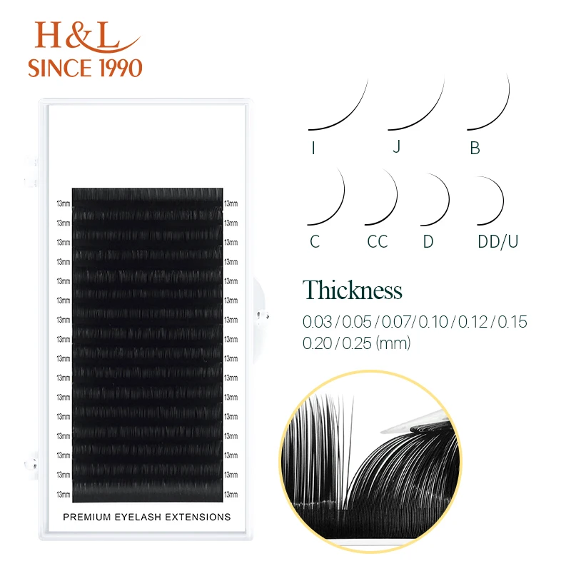 H&L SINCE 1990 16 Row Faux Las - Eyelash Extension Natural Classic 评论和价格