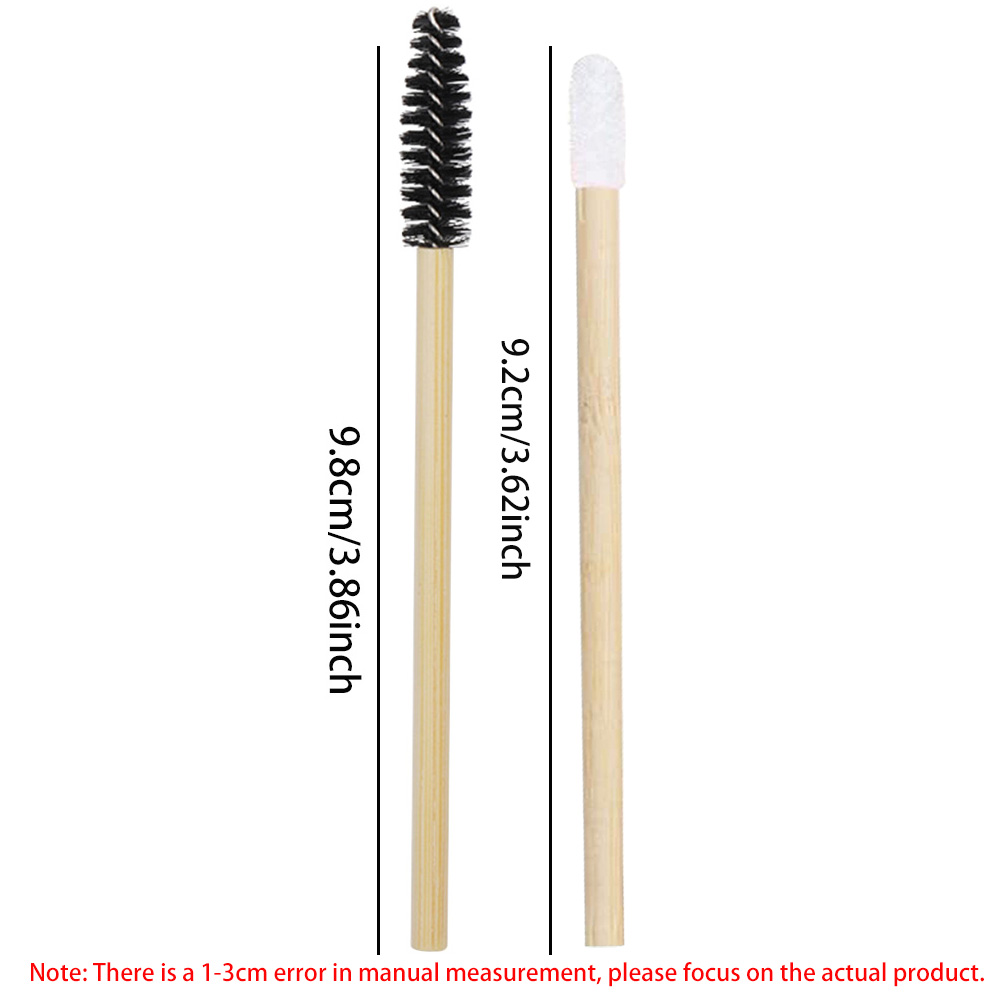 50/100pcs Lip Brushes Kits Bam - Eyelash Extension For Beginners 评论和价格