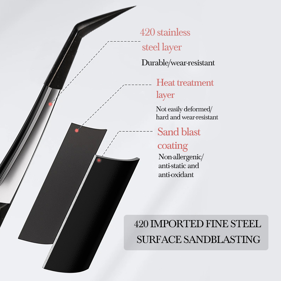 NEW 1pc Anti-static Right Angl - Isolation Tweezer Curved 评论和价格
