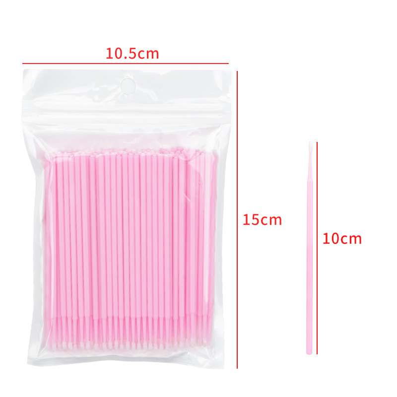 500/1000PCS Micro Brushes Eyel - Eyelash Extension For Beginners 评论和价格
