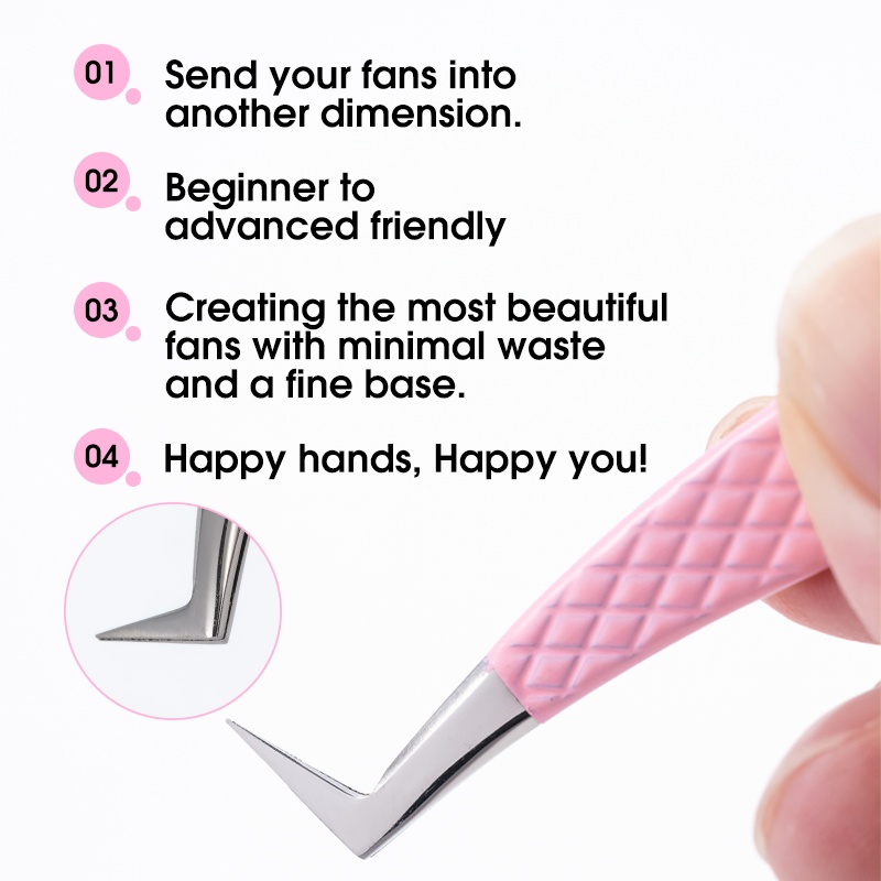High Precision Eyelash Extensi - Isolation Tweezer Curved 评论和价格