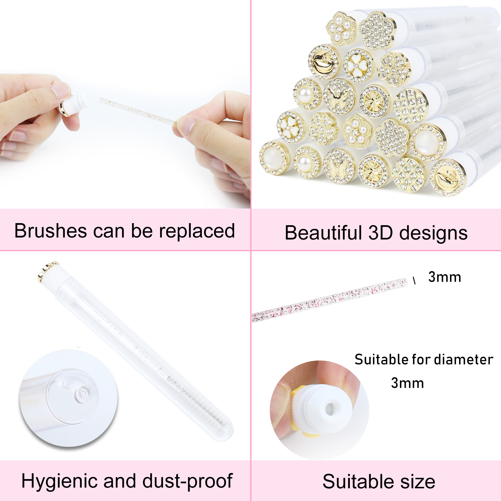 Mascara Wands Tube 30pcs Reusa - Eyelash Extension For Beginners 评论和价格