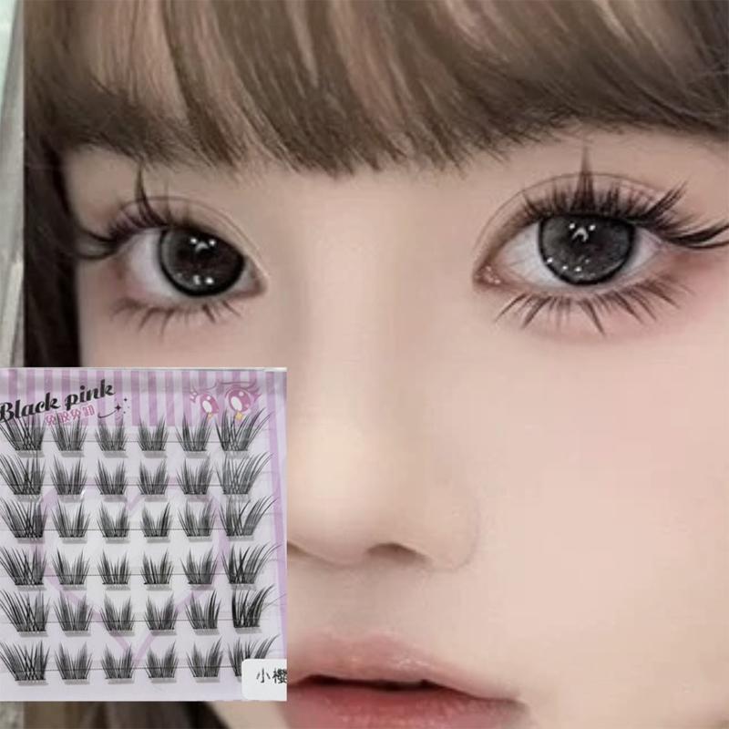 Black Cluster Eyelashes Self A - Lash Adhesive Glue 评论和价格