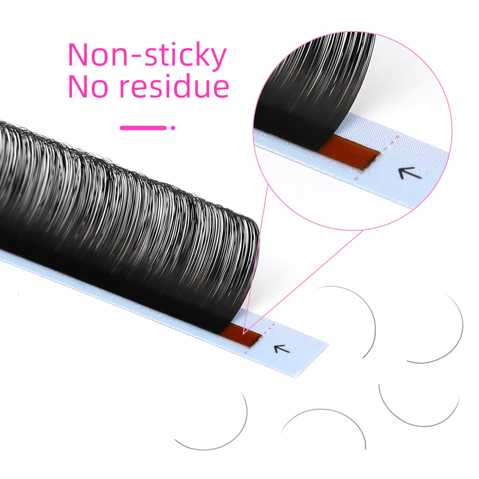 RUJADE 5 Cases/Lot False Eyela - Eyelash Extension Natural Classic 评论和价格