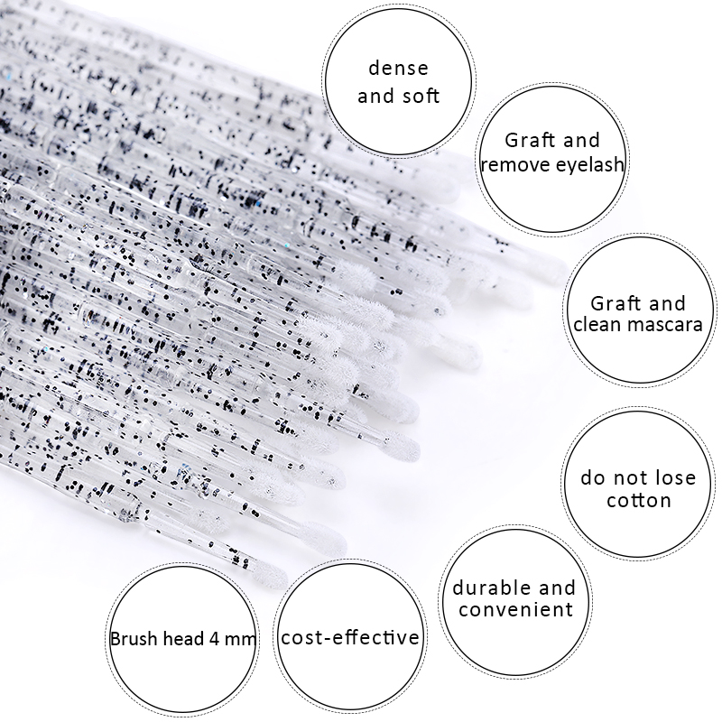Free shipping Microbrush for e - Eyelash Extension Cleaning 评论和价格